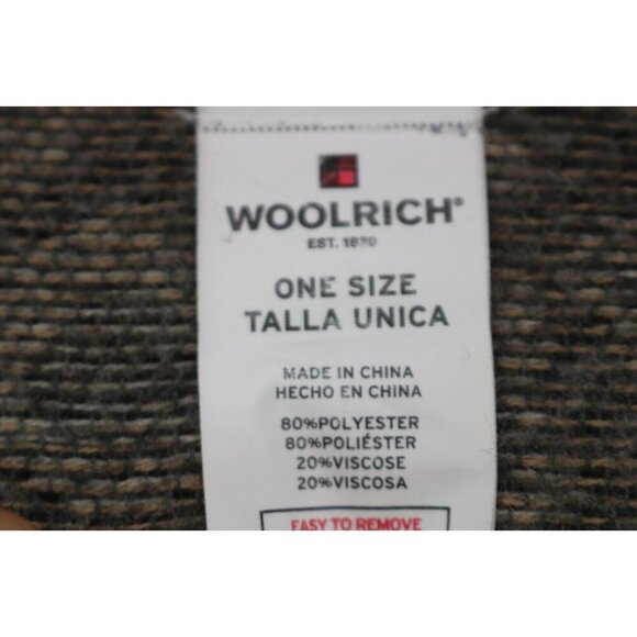 Woolrich One Size Soft Leopard Fringed Shawl-Soft & Cozy - Picture 8 of 14
